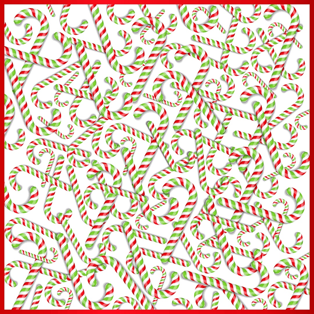 Festive Christmas Candy Cane Brainteaser