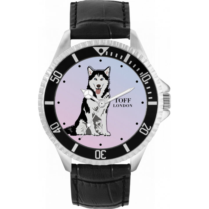 Mens Husky Dog Watch
