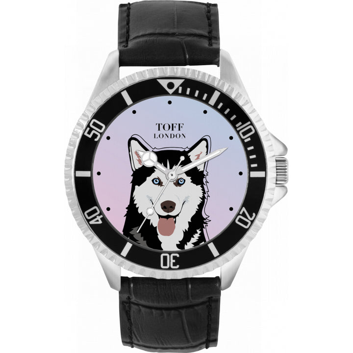 Mens Husky Dog Watch