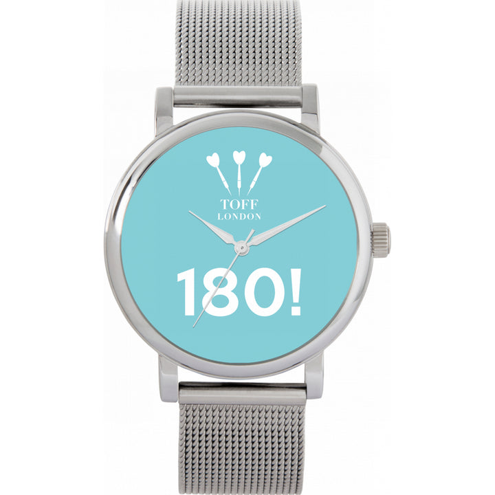 Ladies Light Blue 180 Darts Watch