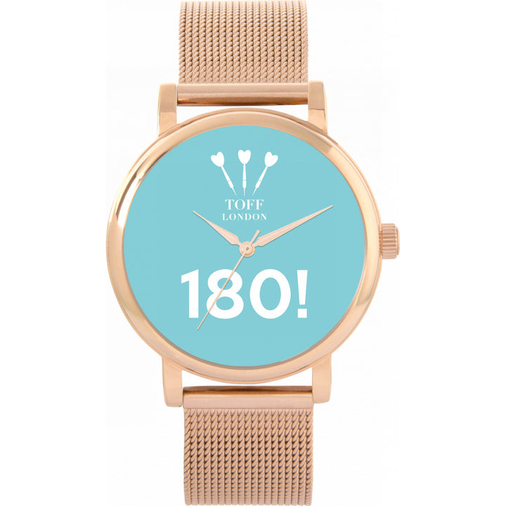 Ladies Light Blue 180 Darts Watch