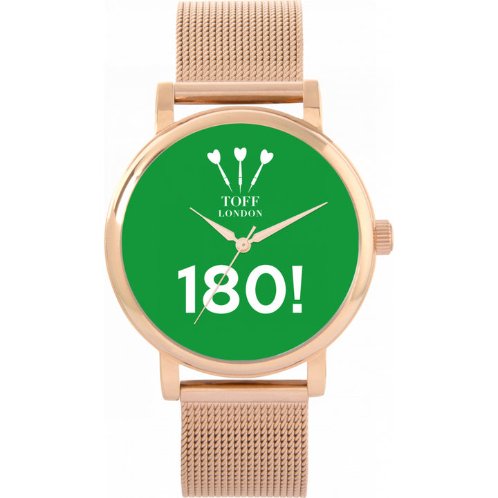 Ladies Green 180 Darts Watch