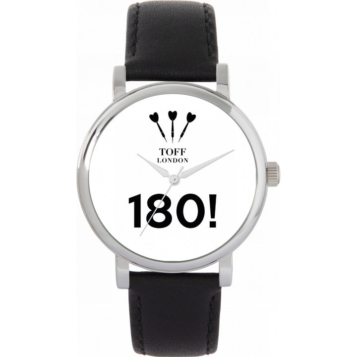 Ladies White 180 Darts Watch