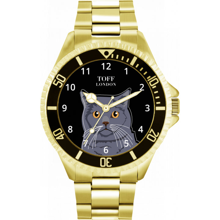 Mens British Shorthair Cat Watch