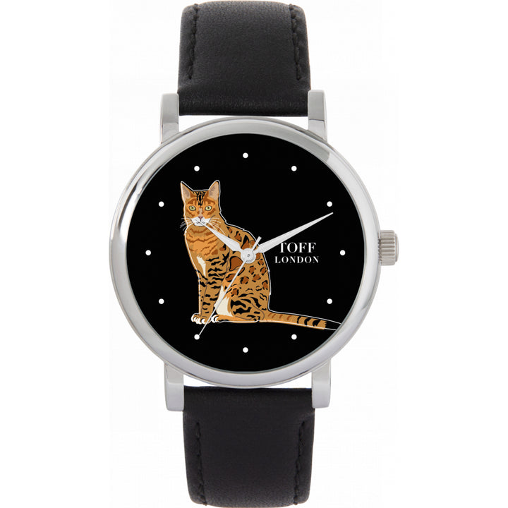 Ladies Ginger Bengal Cat Watch