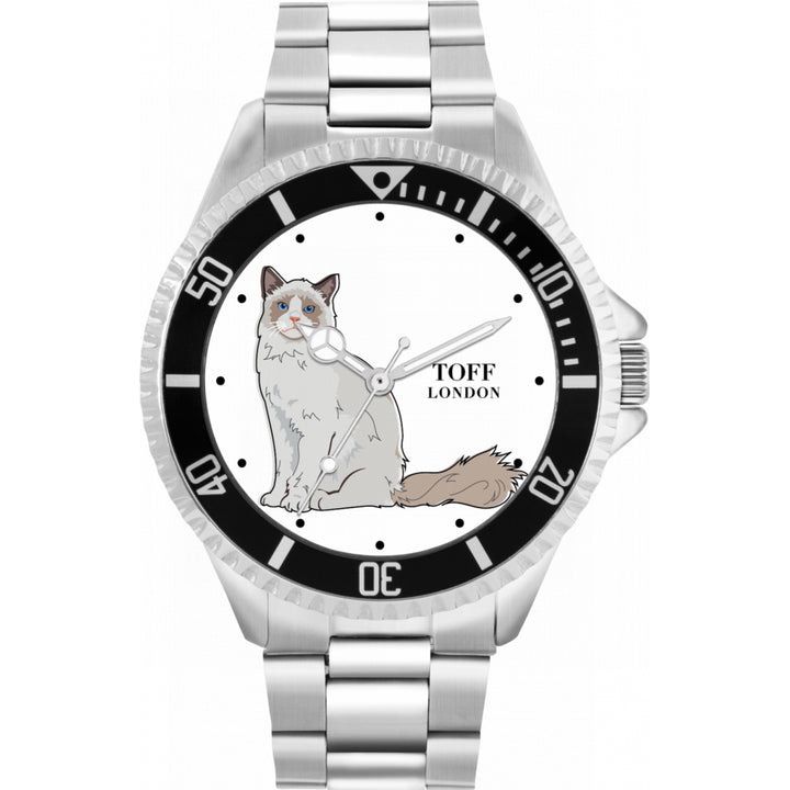Mens The Ragdoll Cat Watch