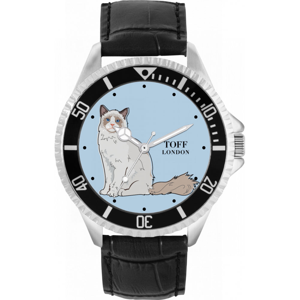Mens The Ragdoll Cat Watch