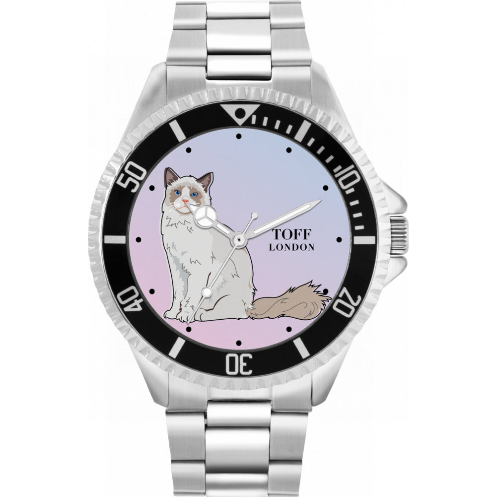 Mens The Ragdoll Cat Watch