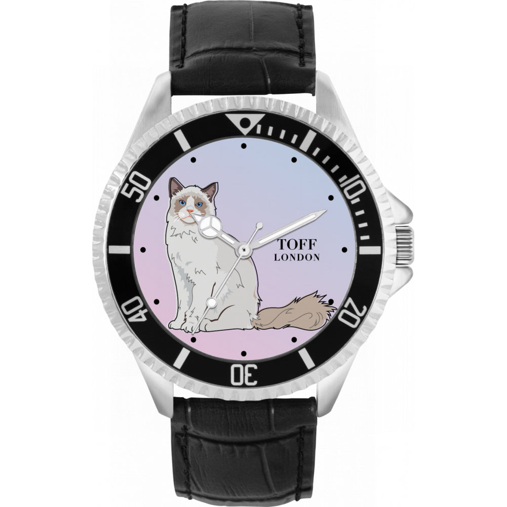 Mens The Ragdoll Cat Watch