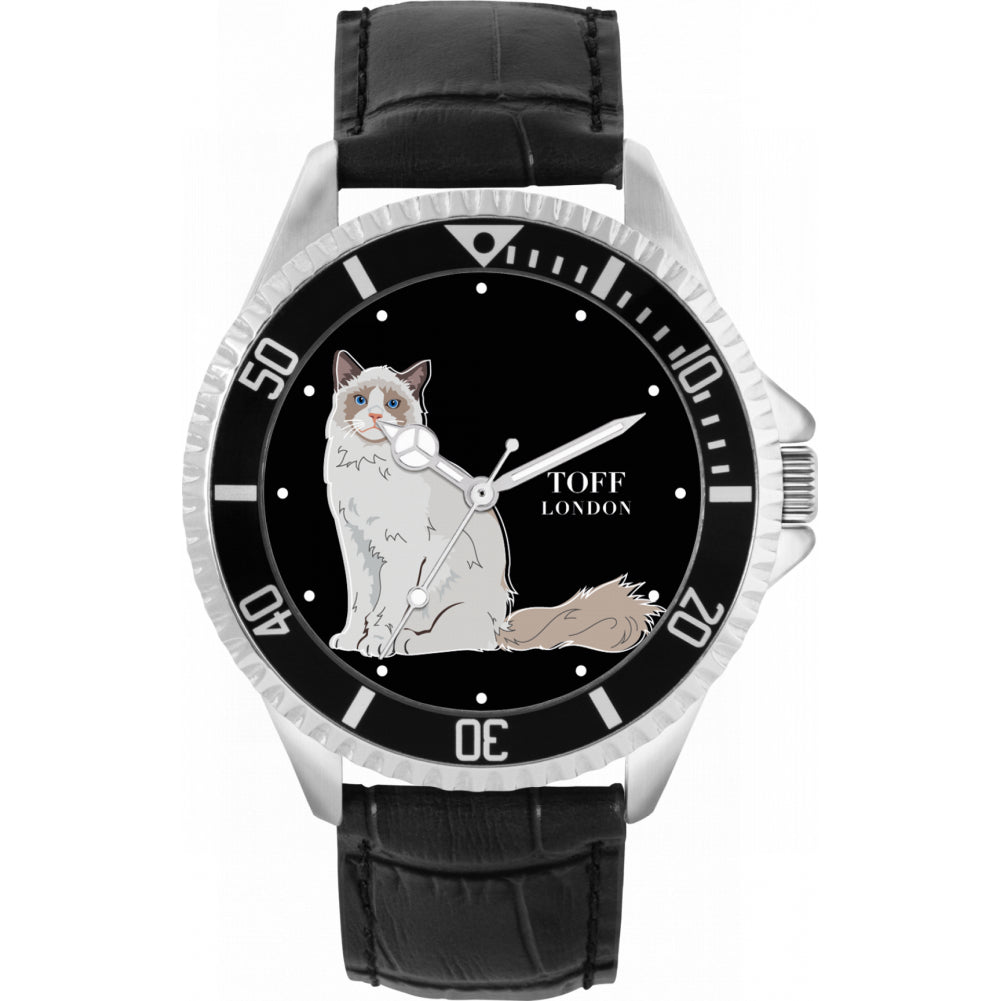 Mens The Ragdoll Cat Watch