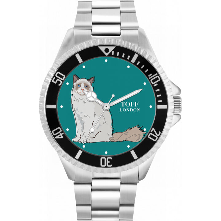 Mens The Ragdoll Cat Watch