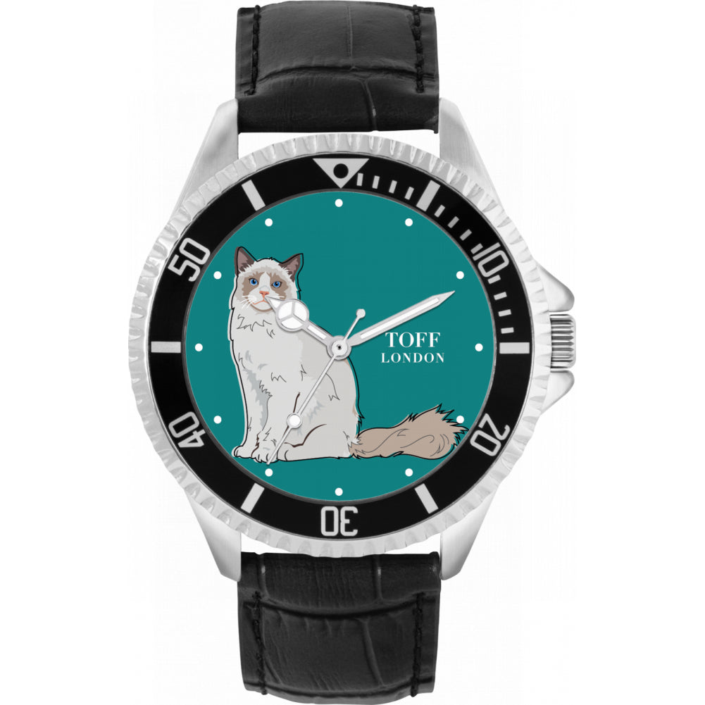 Mens The Ragdoll Cat Watch