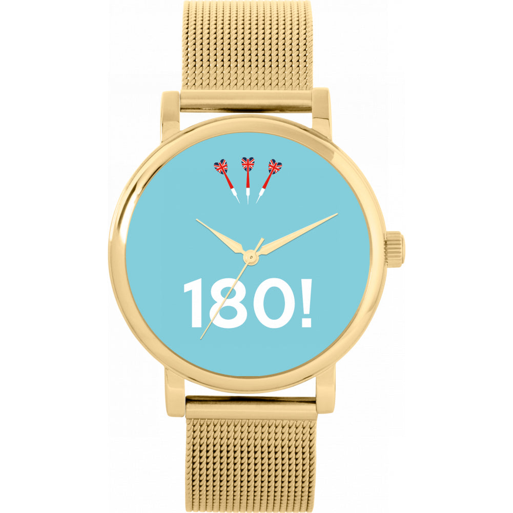 Ladies Blue 180 Darts Watch