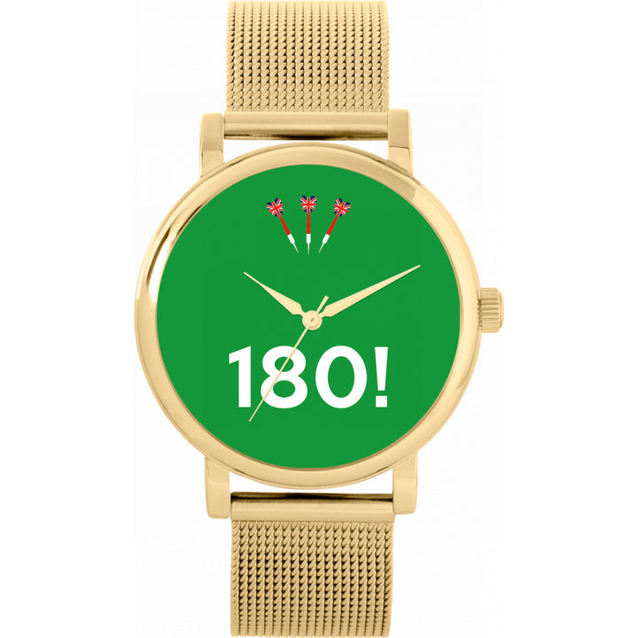 Ladies Green 180 Darts Watch