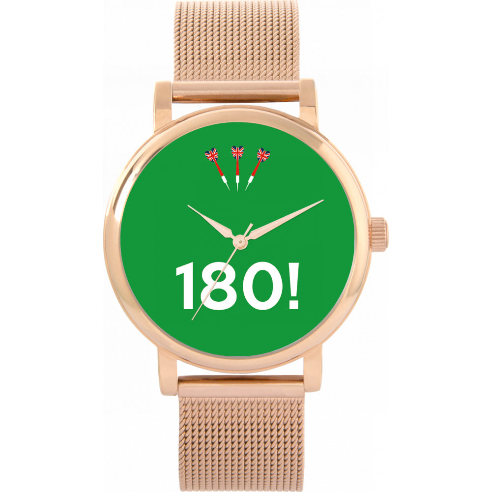 Ladies Green 180 Darts Watch