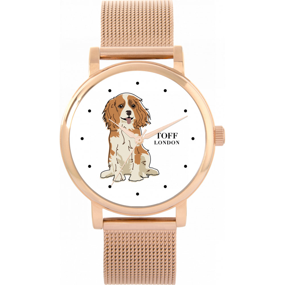 Ladies Cavalier King Charles Dog Watch