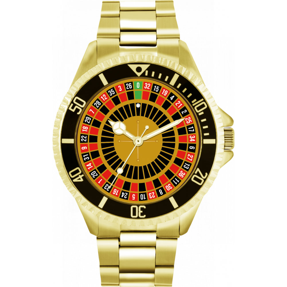 Mens Roulette Wheel Watch