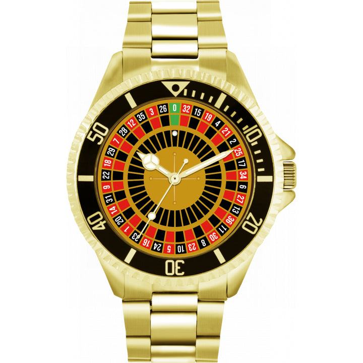 Mens Roulette Wheel Watch