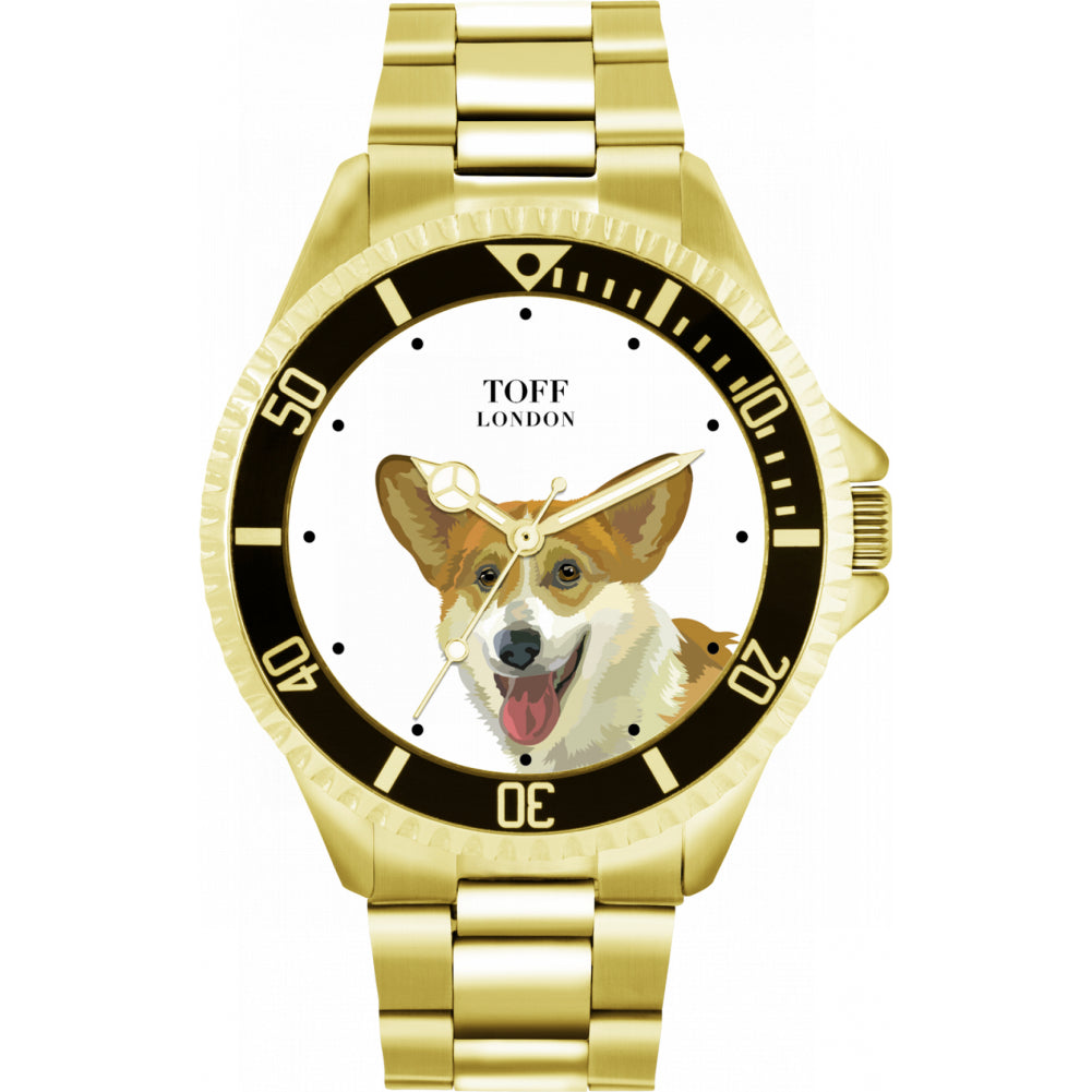 Mens Welsh Corgi Dog Watch