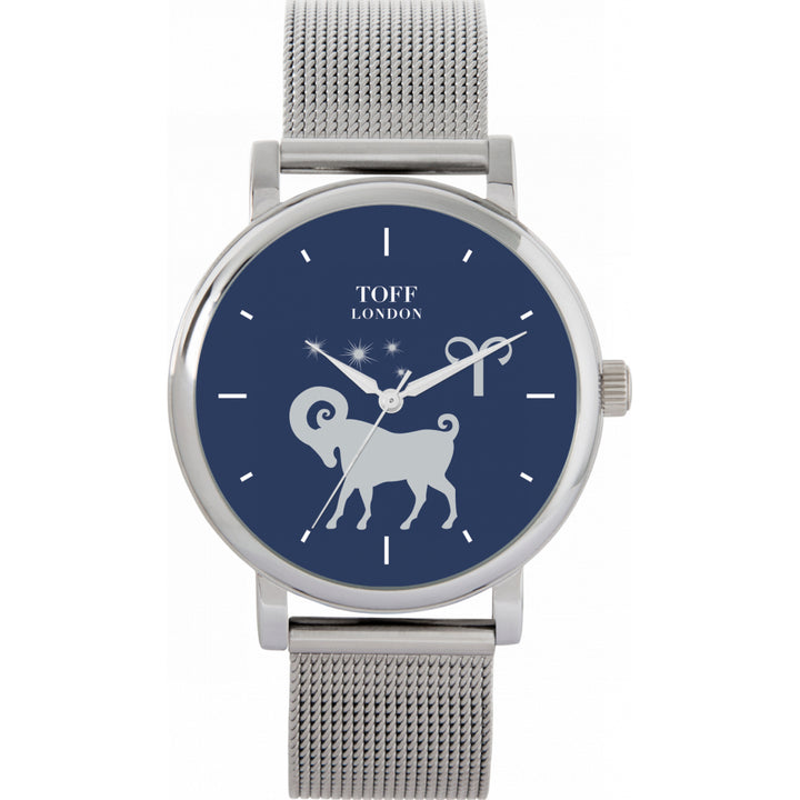Ladies Navy Aries Watch