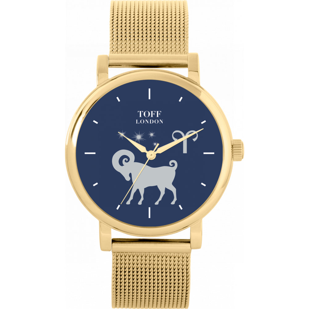 Ladies Navy Aries Watch