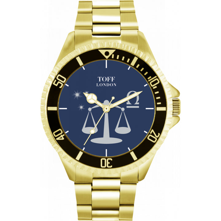 Mens Navy Libra Watch