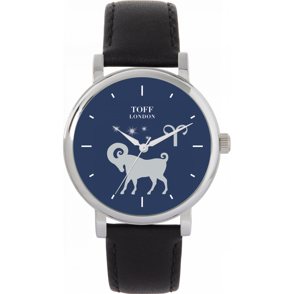 Ladies Navy Aries Watch