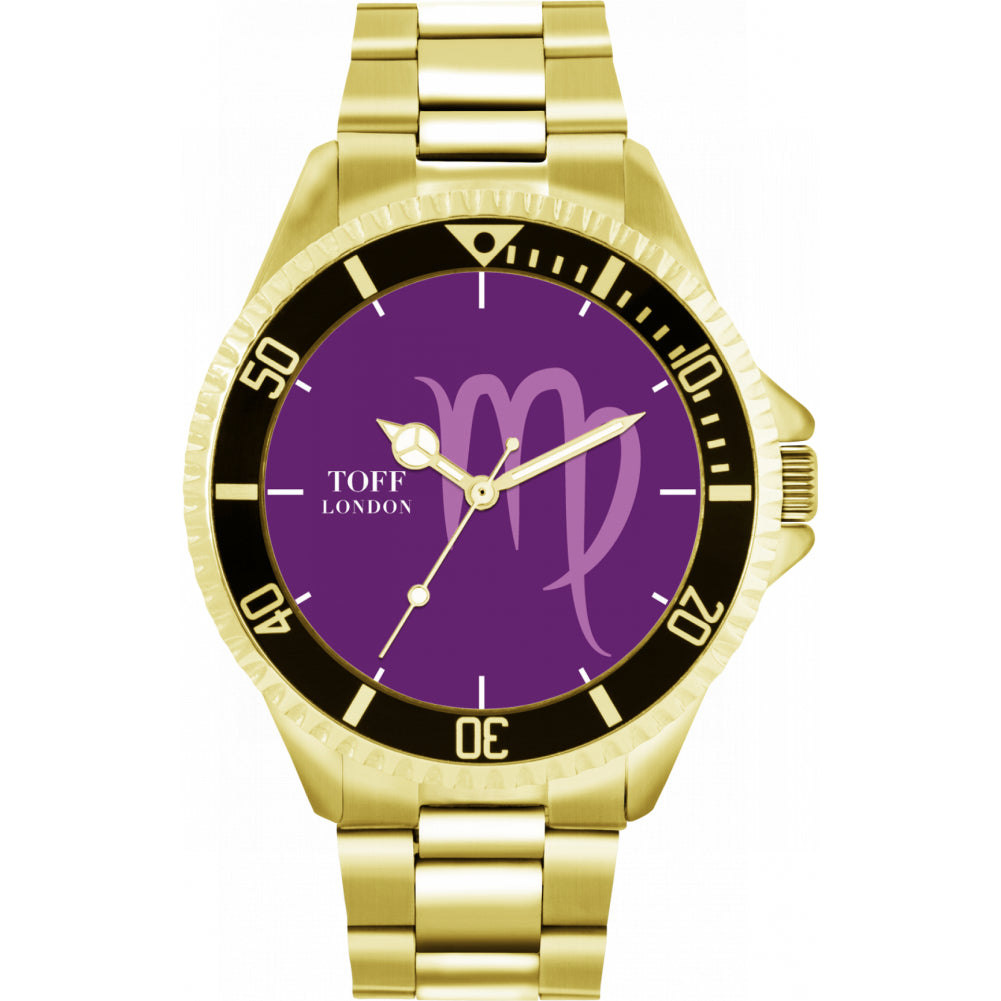 Mens Purple Virgo Watch