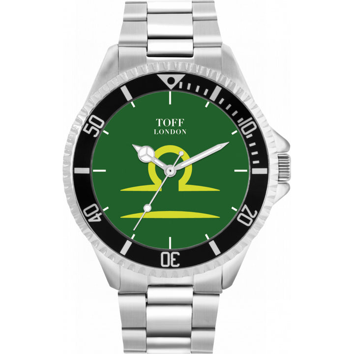 Mens Green Libra Watch