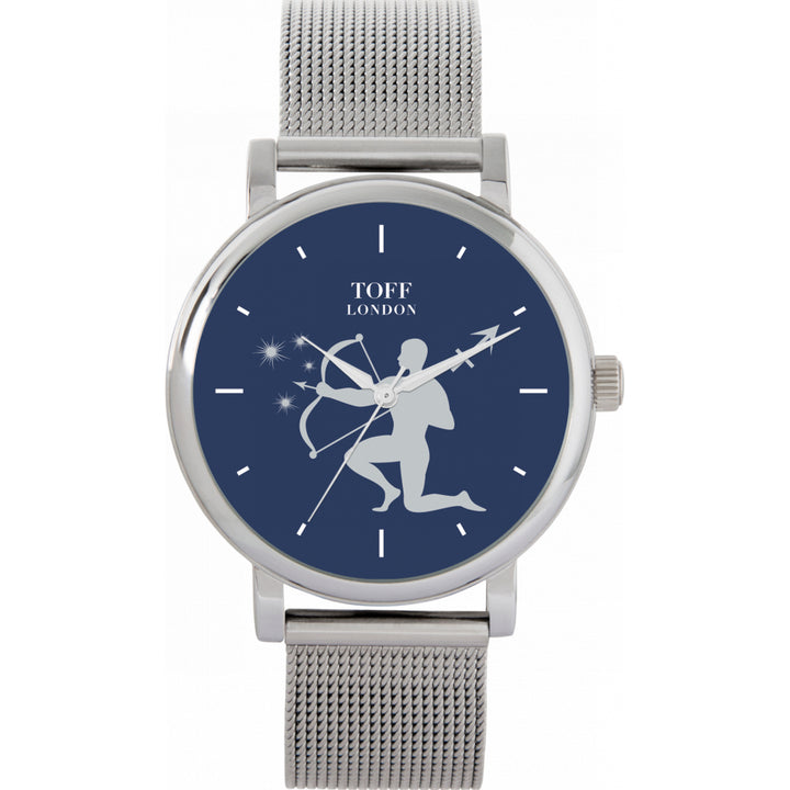 Ladies Navy Sagittarius Watch