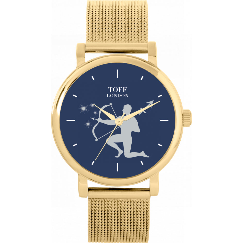 Ladies Navy Sagittarius Watch