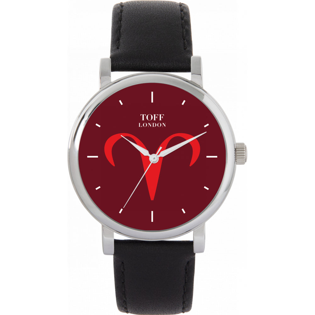 Ladies Red Aries Watch