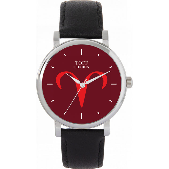 Ladies Red Aries Watch