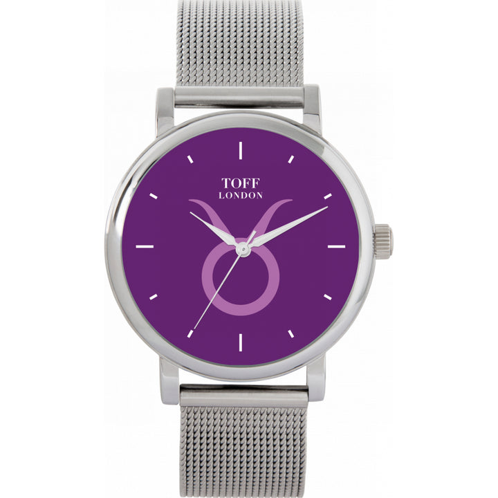 Ladies Purple Taurus Watch