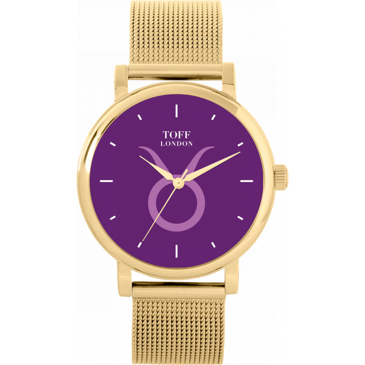 Ladies Purple Taurus Watch