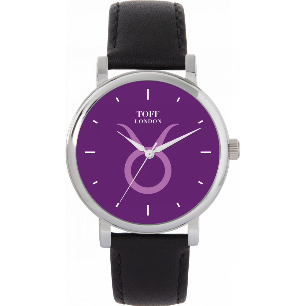 Ladies Purple Taurus Watch