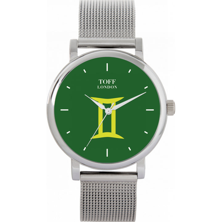 Ladies Green Gemini Watch