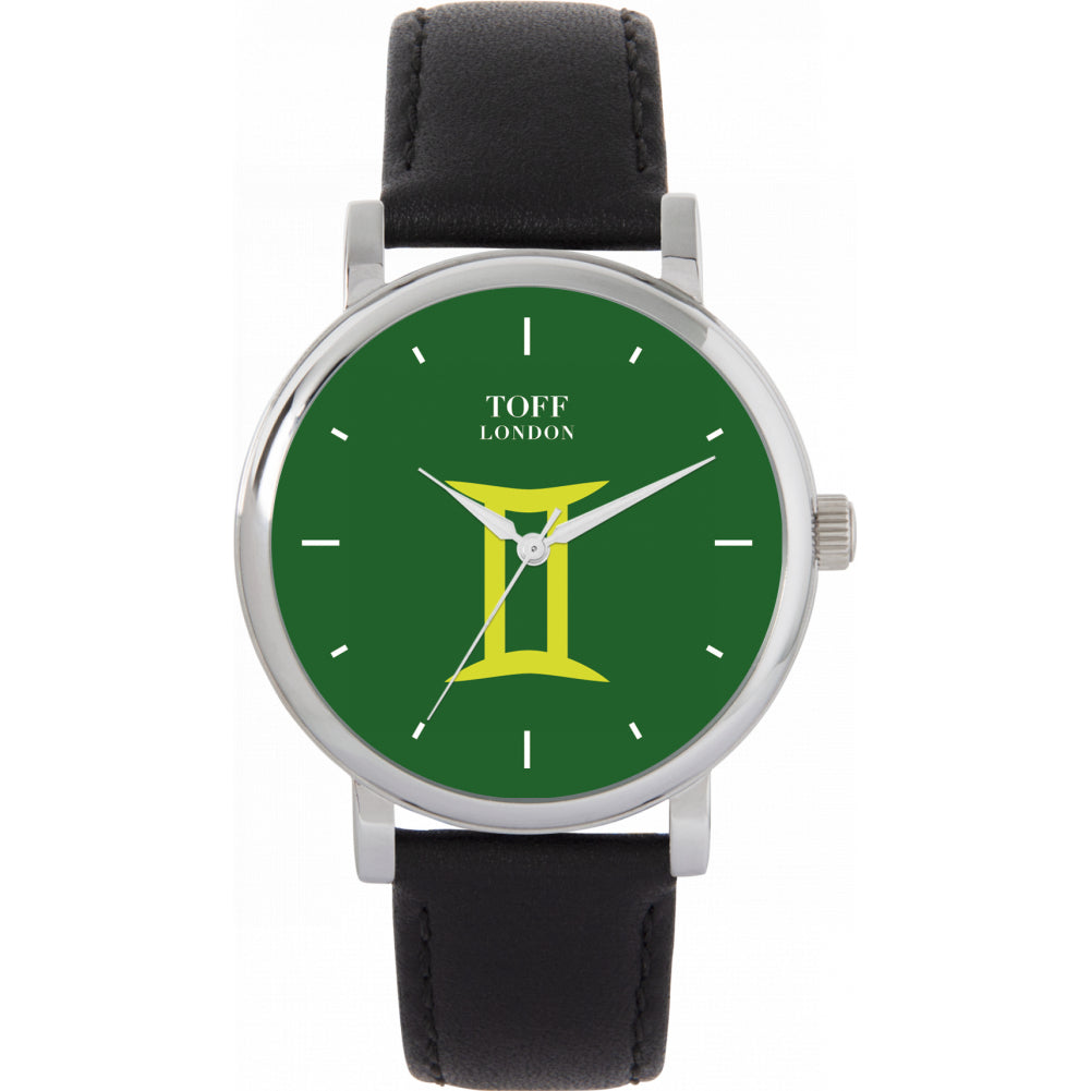 Ladies Green Gemini Watch