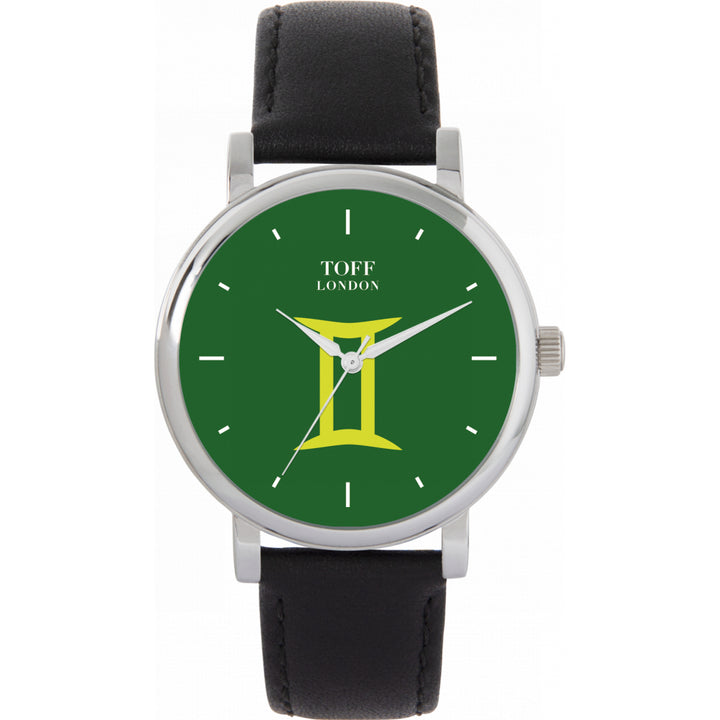 Ladies Green Gemini Watch