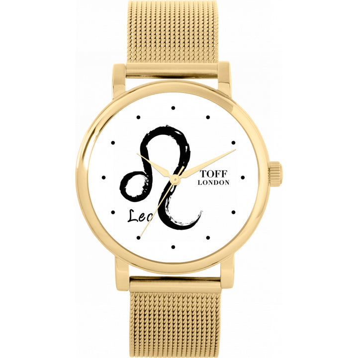 Ladies White Leo Watch
