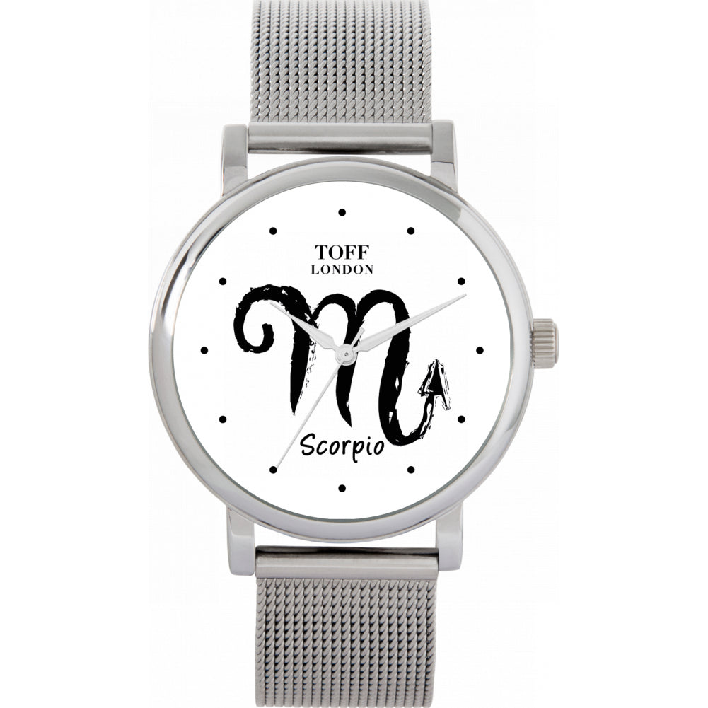 Ladies White Scorpio Watch