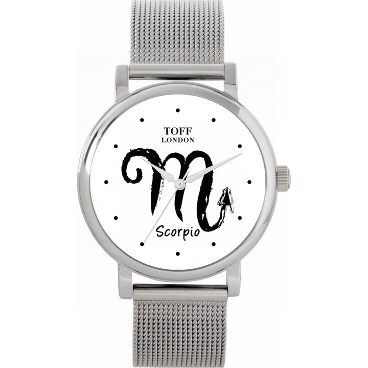 Ladies White Scorpio Watch