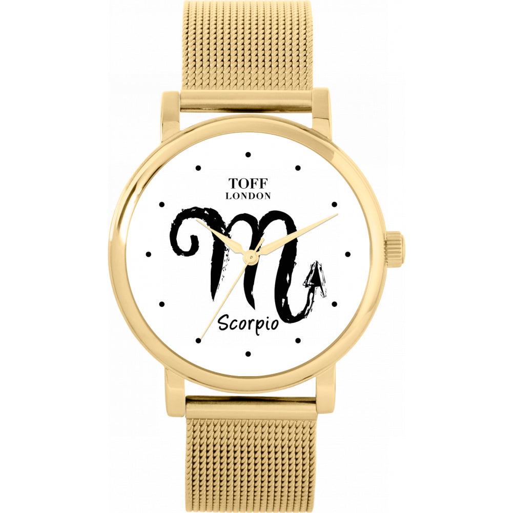 Ladies White Scorpio Watch