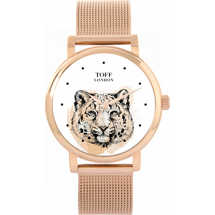 Ladies Snow Leopard Watch