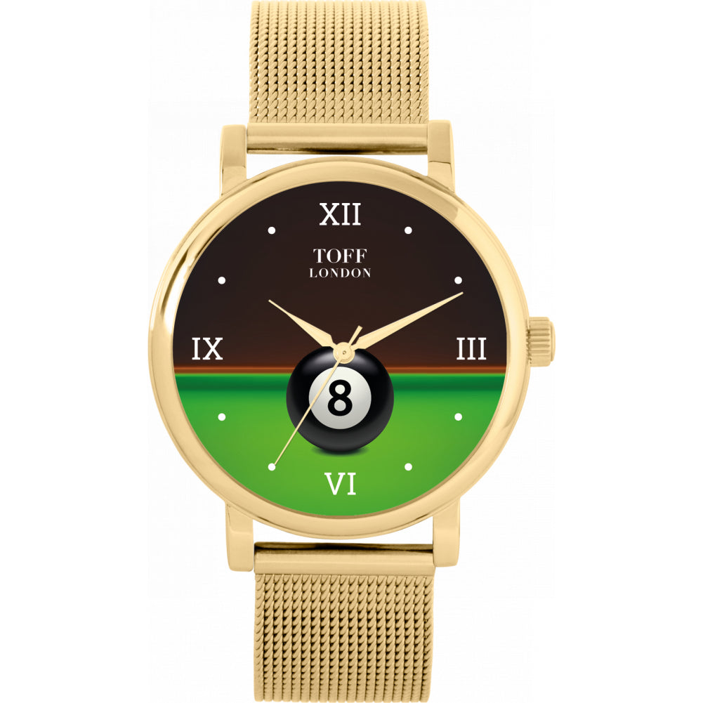 Ladies 8 Ball Roman Numerals Watch