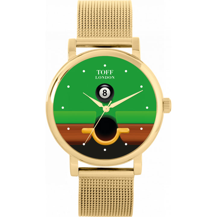 Ladies 8 Ball Dots Batons Watch