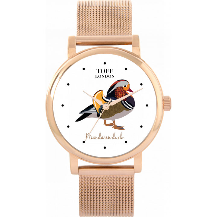 Ladies Mandarin Duck Bird Watch