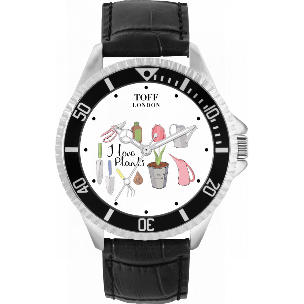 Mens I Love Plants Tulip Watch