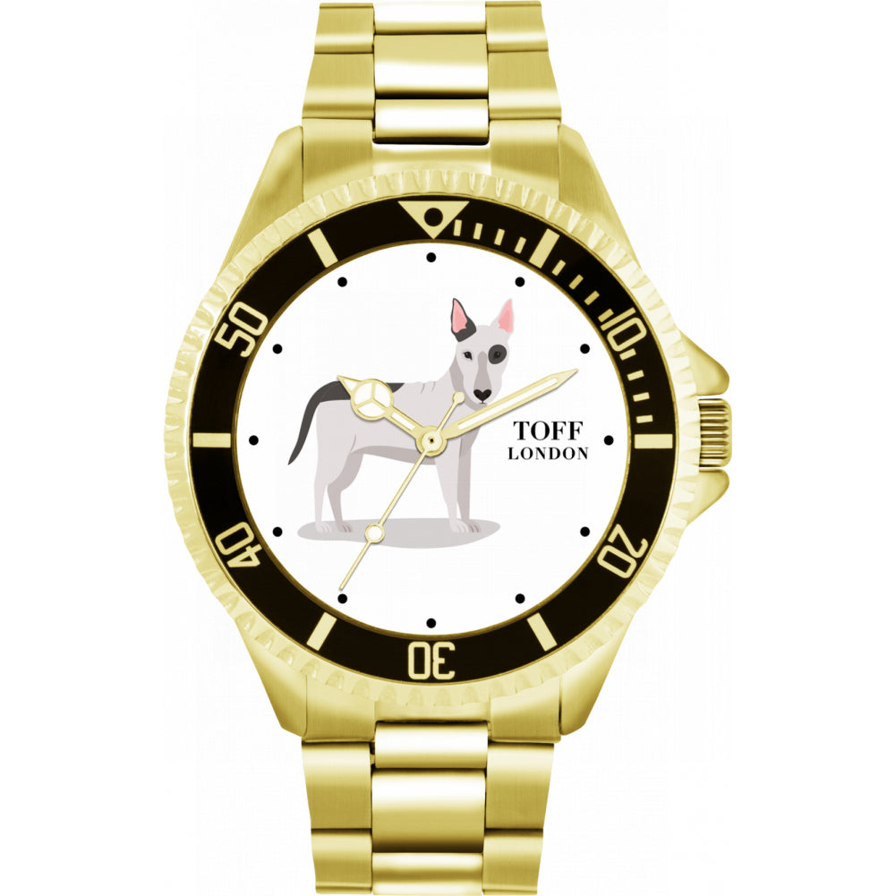 Mens Bull Terrier Dog Watch