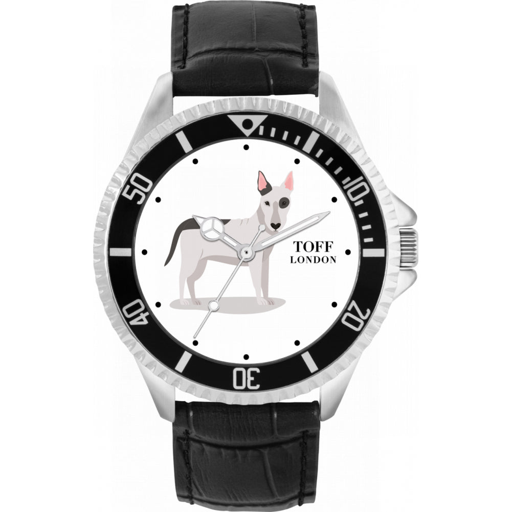 Mens Bull Terrier Dog Watch